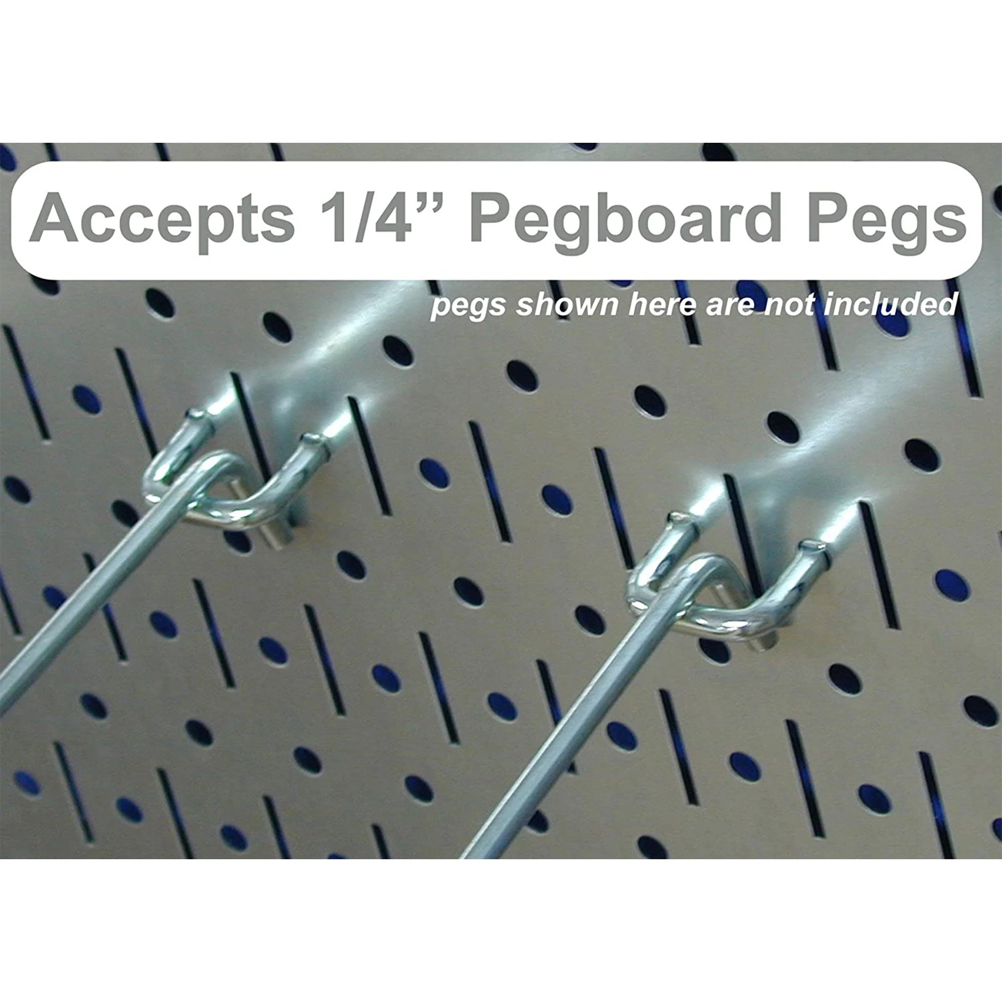 Wall Control 32" x 16" Horizontal Pegboard Garage Tool Organizer, Pink (2 Pack) - Image 4