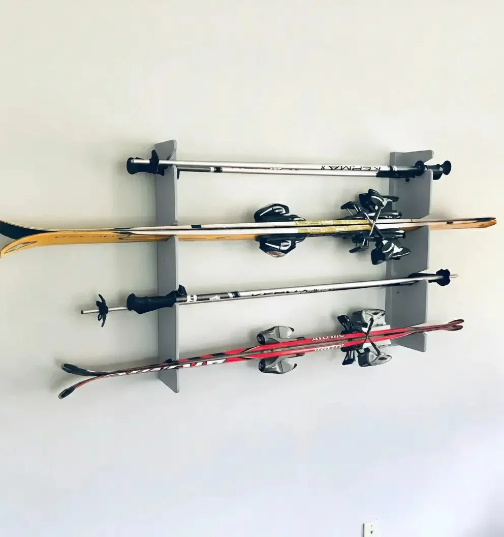Wall-Mounted Ski Rack - Image 3