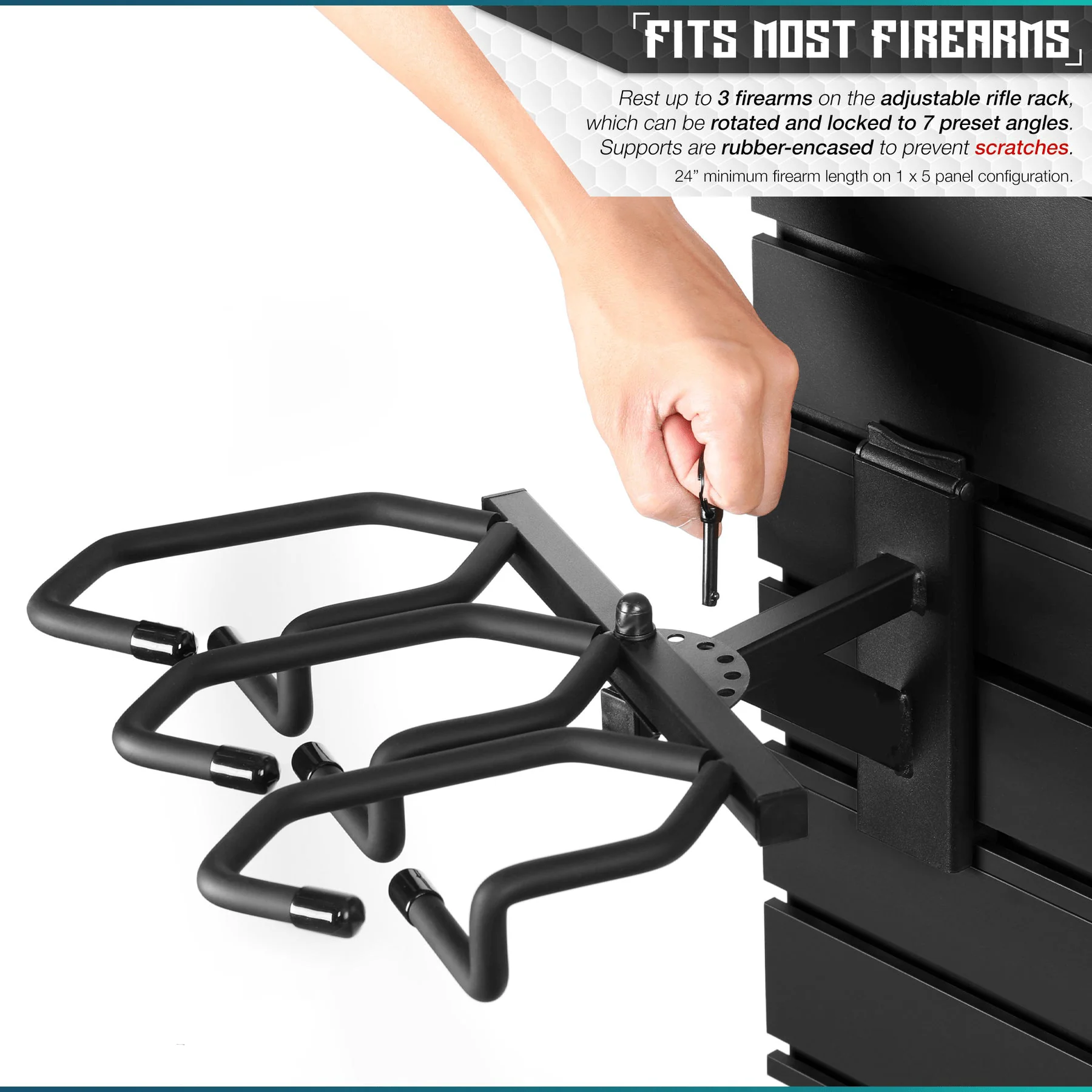 Wall Rack System - 5 Panel and Attachments - Image 5