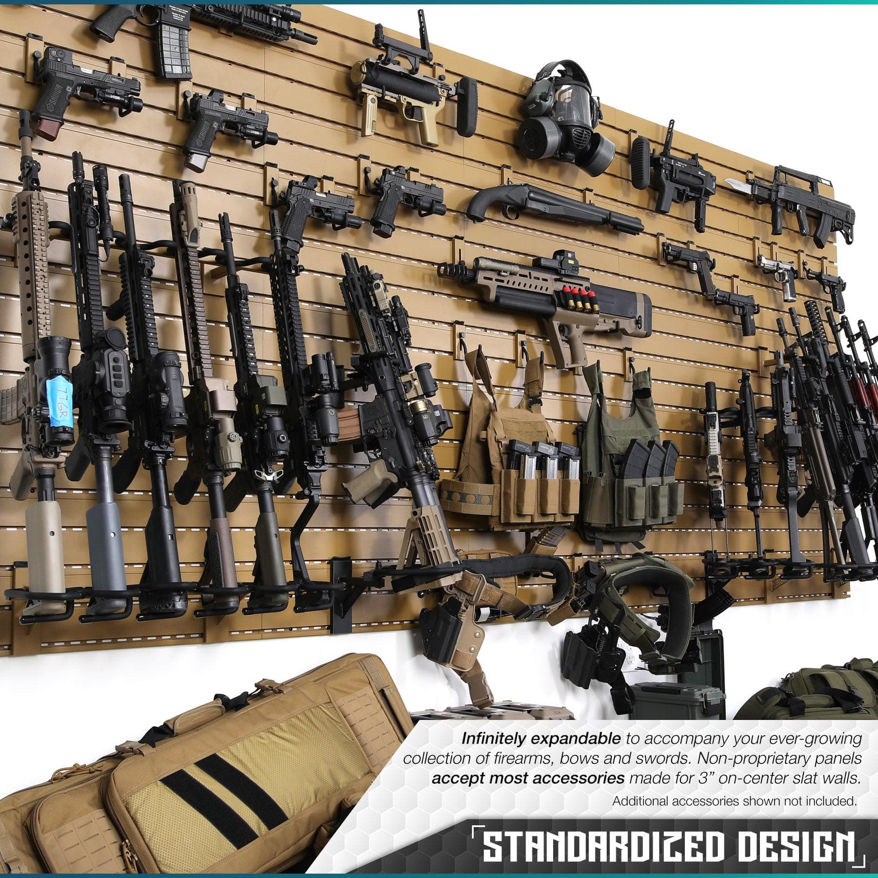 Wall Rack System - 5 Panel and Attachments - Image 6