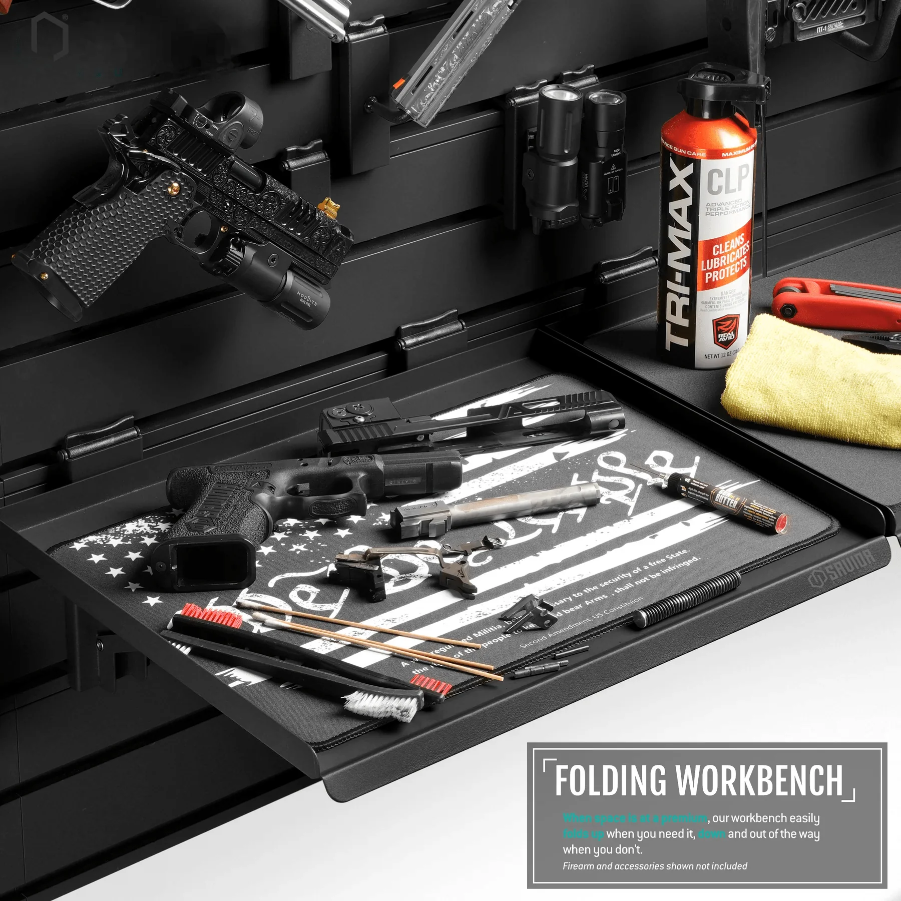 Wall Rack System - Folding Workbench (2 Sizes) - Image 3