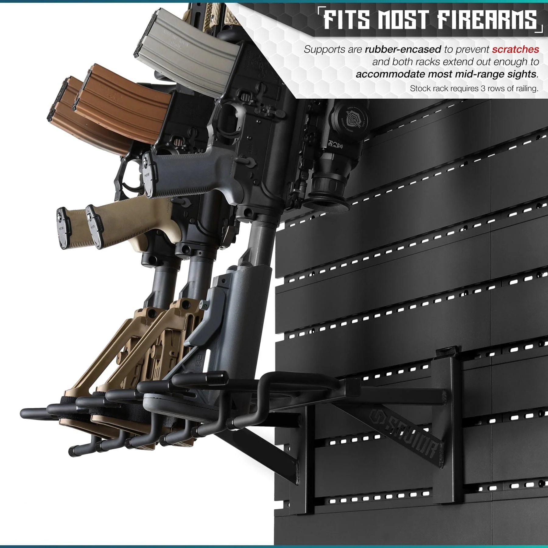 Wall Rack System - Rifle Wall Rack - Image 3