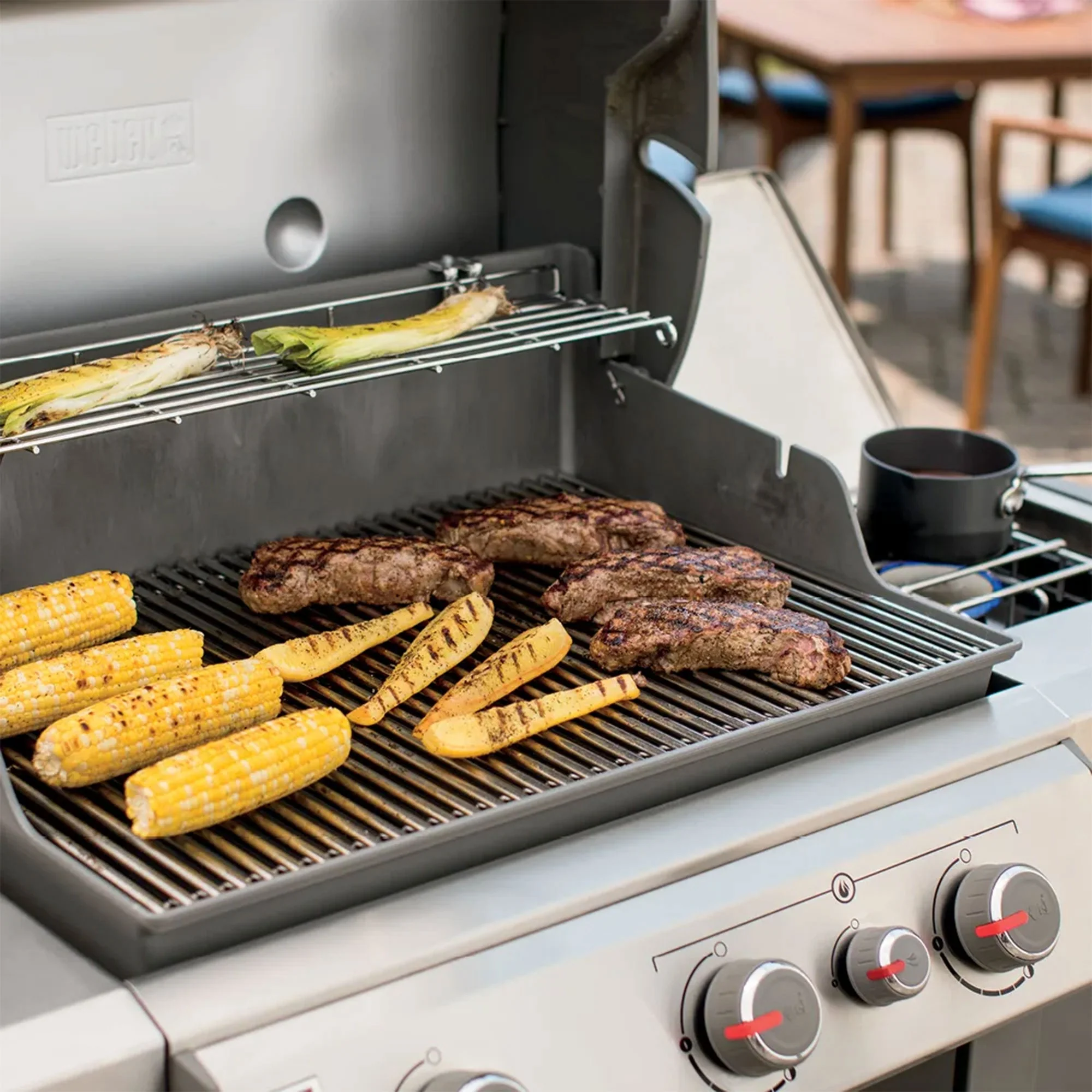 Weber Genesis II SE-330 Stainless Steel 3 Burner Liquid Propane Gas Grill, Black - Image 8