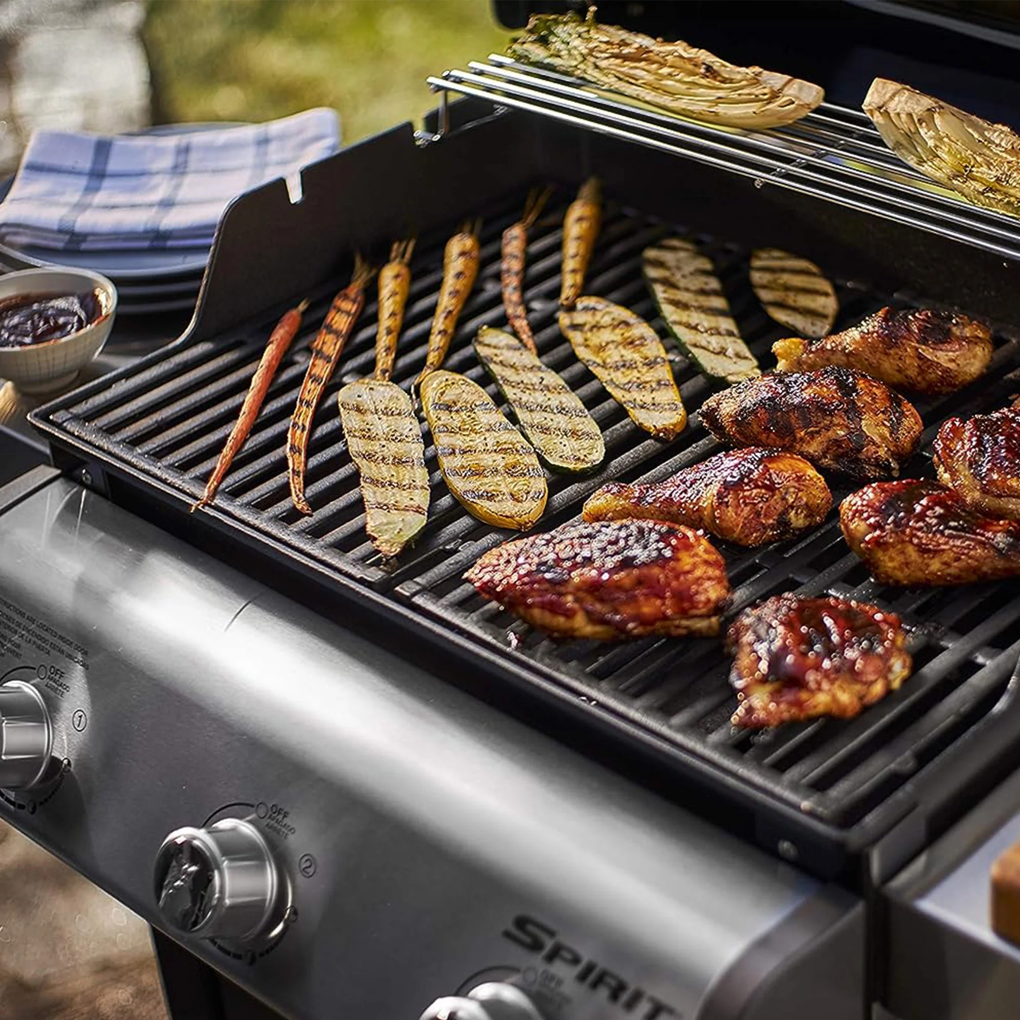 Weber Spirit S-315 Stainless Steel 3 Burner 32,000 BTUs Liquid Propane Gas Grill - Image 11