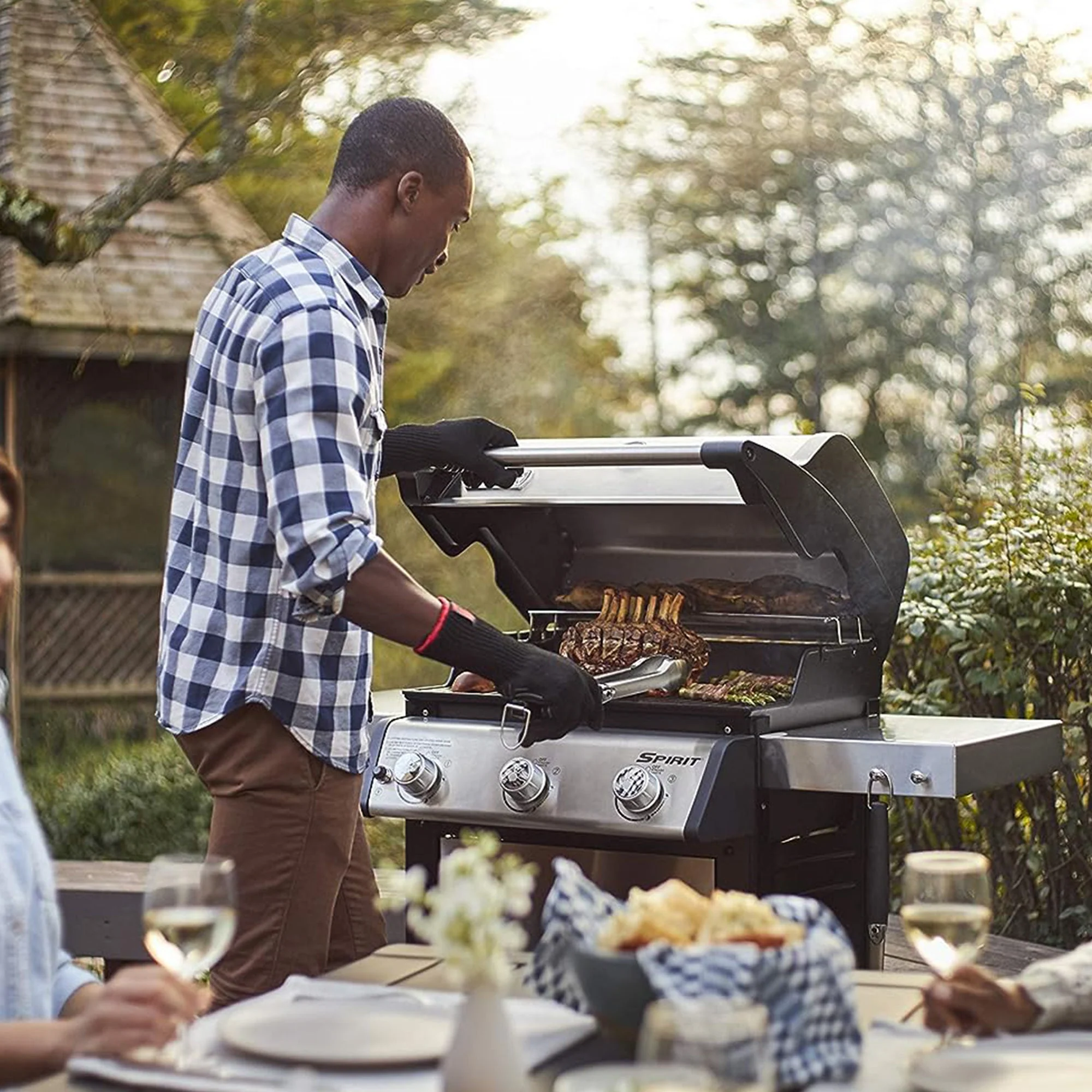 Weber Spirit S-315 Stainless Steel 3 Burner 32,000 BTUs Liquid Propane Gas Grill - Image 12