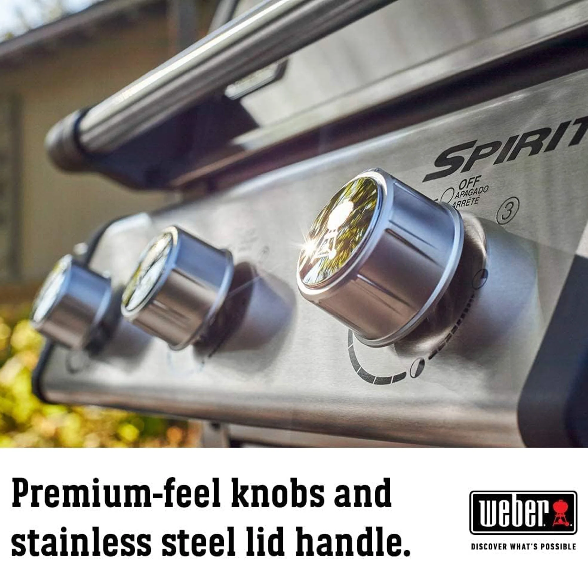 Weber Spirit S-315 Stainless Steel 3 Burner 32,000 BTUs Liquid Propane Gas Grill - Image 6