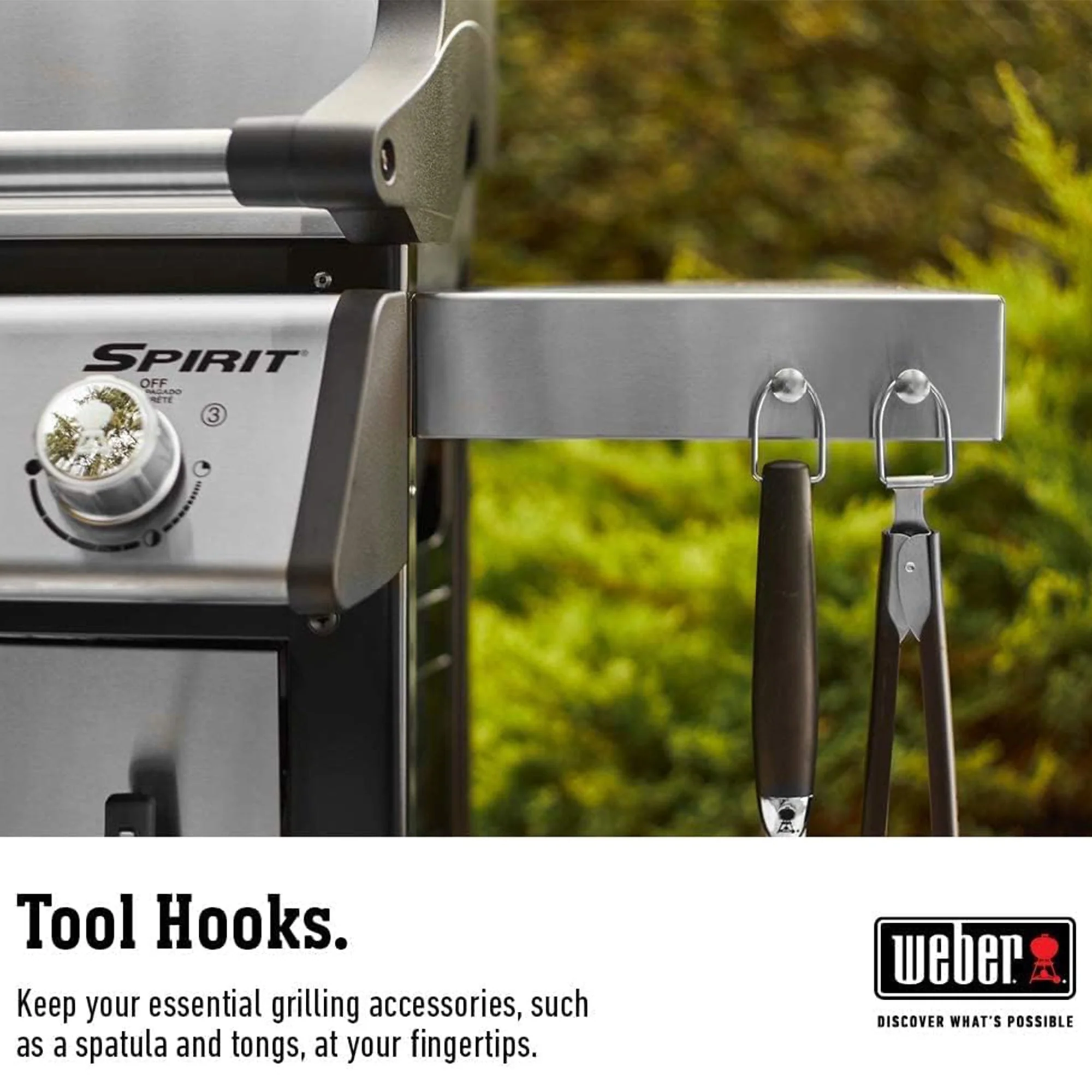 Weber Spirit S-315 Stainless Steel 3 Burner 32,000 BTUs Liquid Propane Gas Grill - Image 8