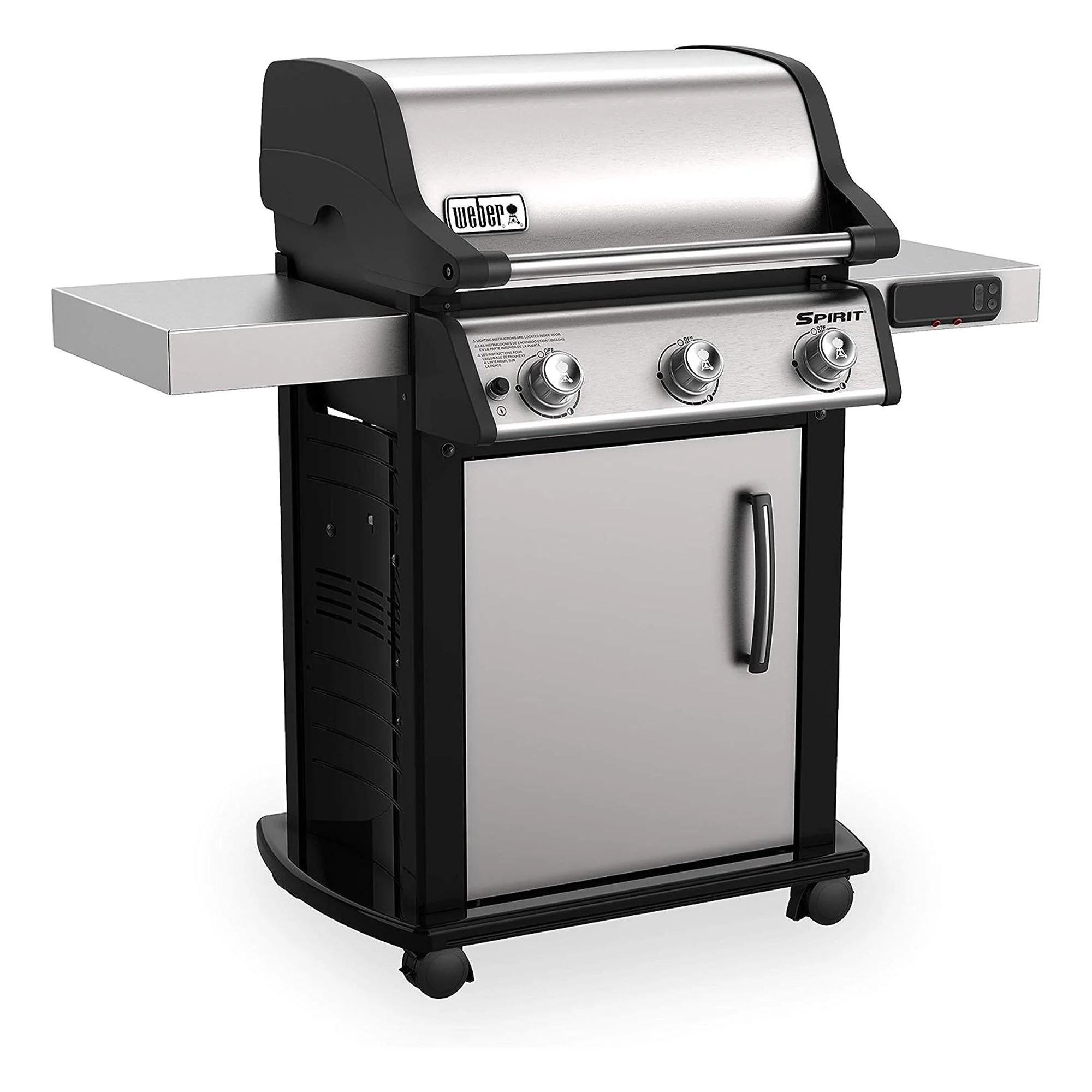 Weber Spirit SX-315 Stainless Steel 3 Burner Liquid Propane Gas Smart Grill - Image 7
