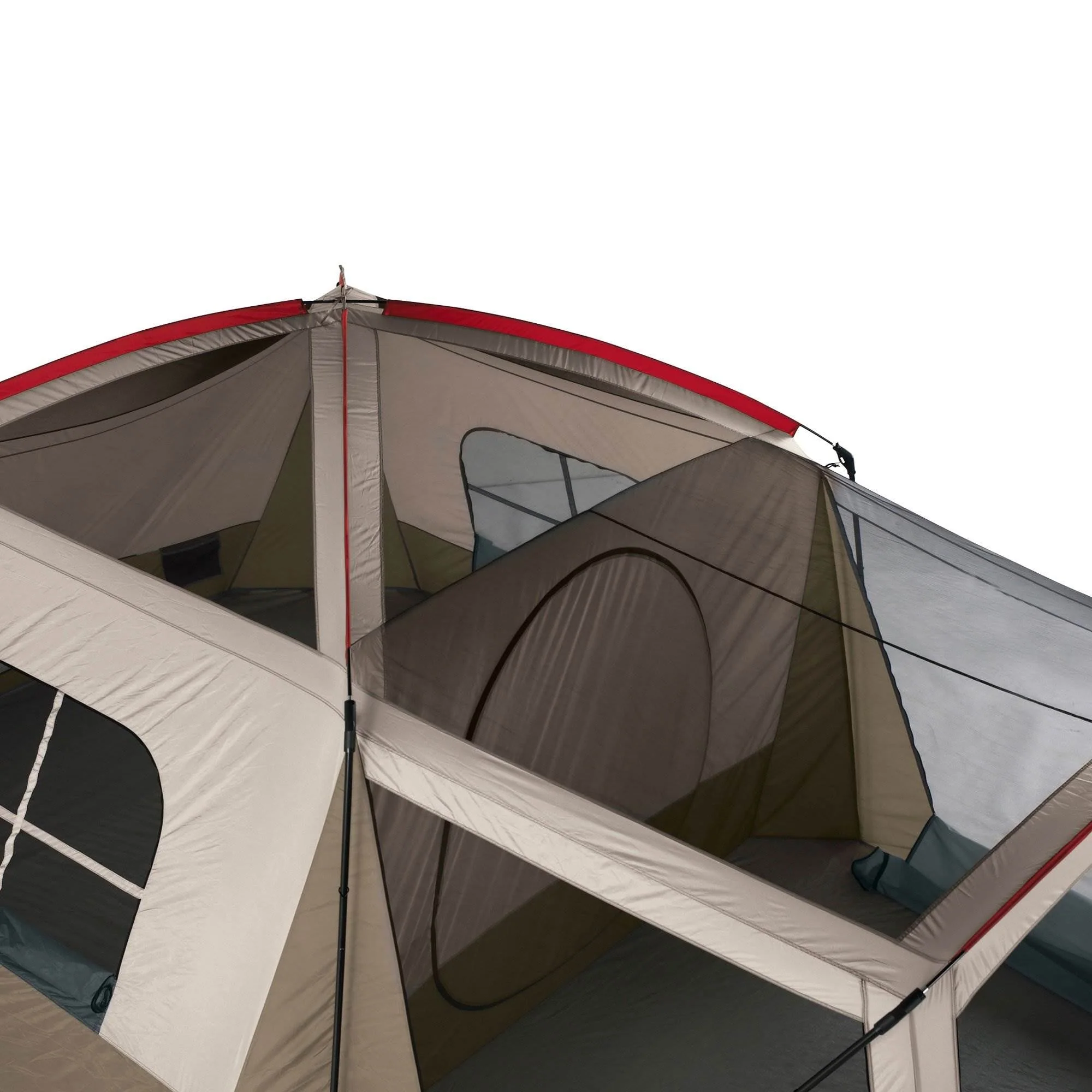Wenzel Klondike 16 x 11 Large 8 Person Screen Room Outdoor Camping Tent, Brown - Image 3