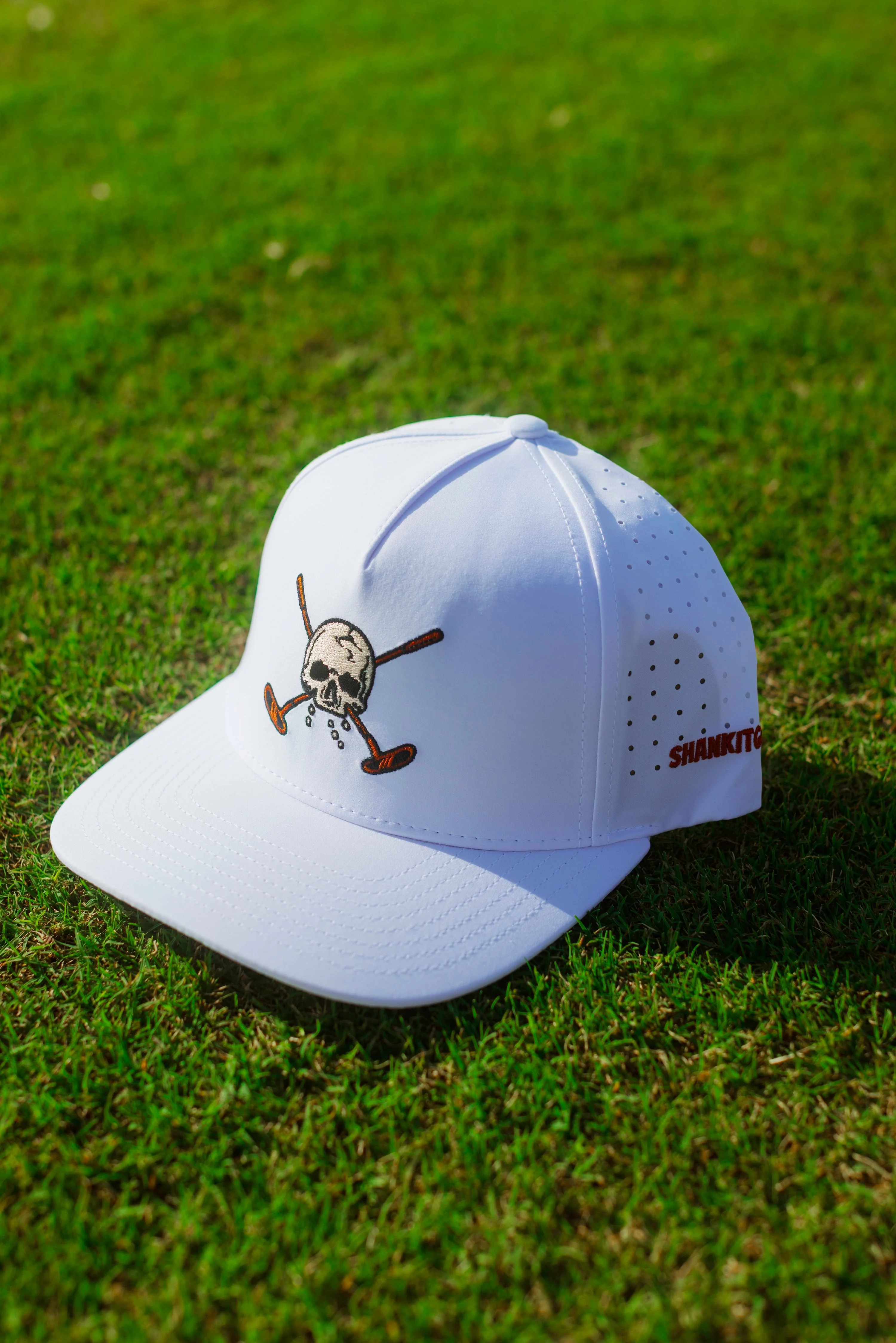 White Skull and Crossbones 2.0 Hat - Image 2