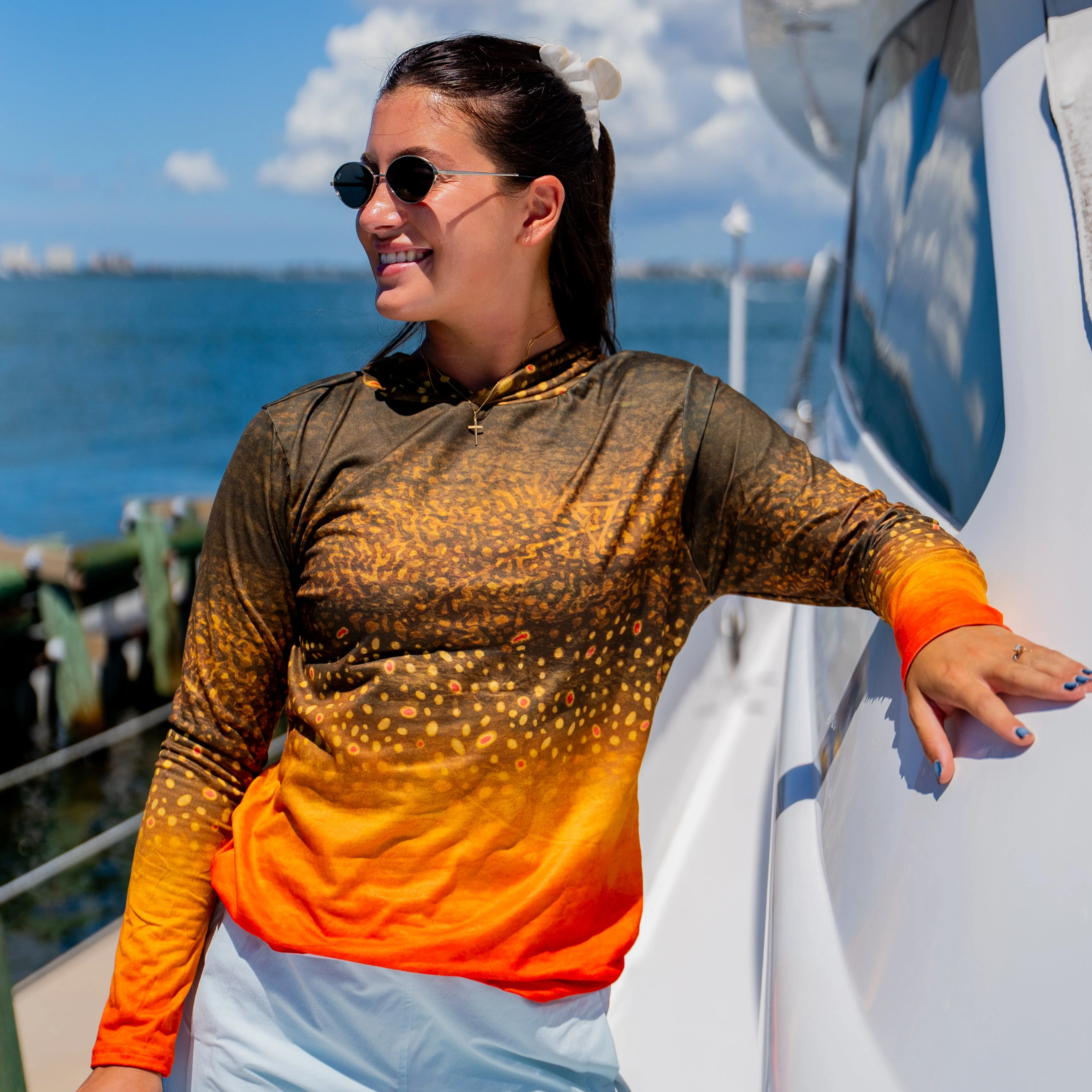 WOMEN'S SPORT TEC | BROOK TROUT | HOODED - Image 2