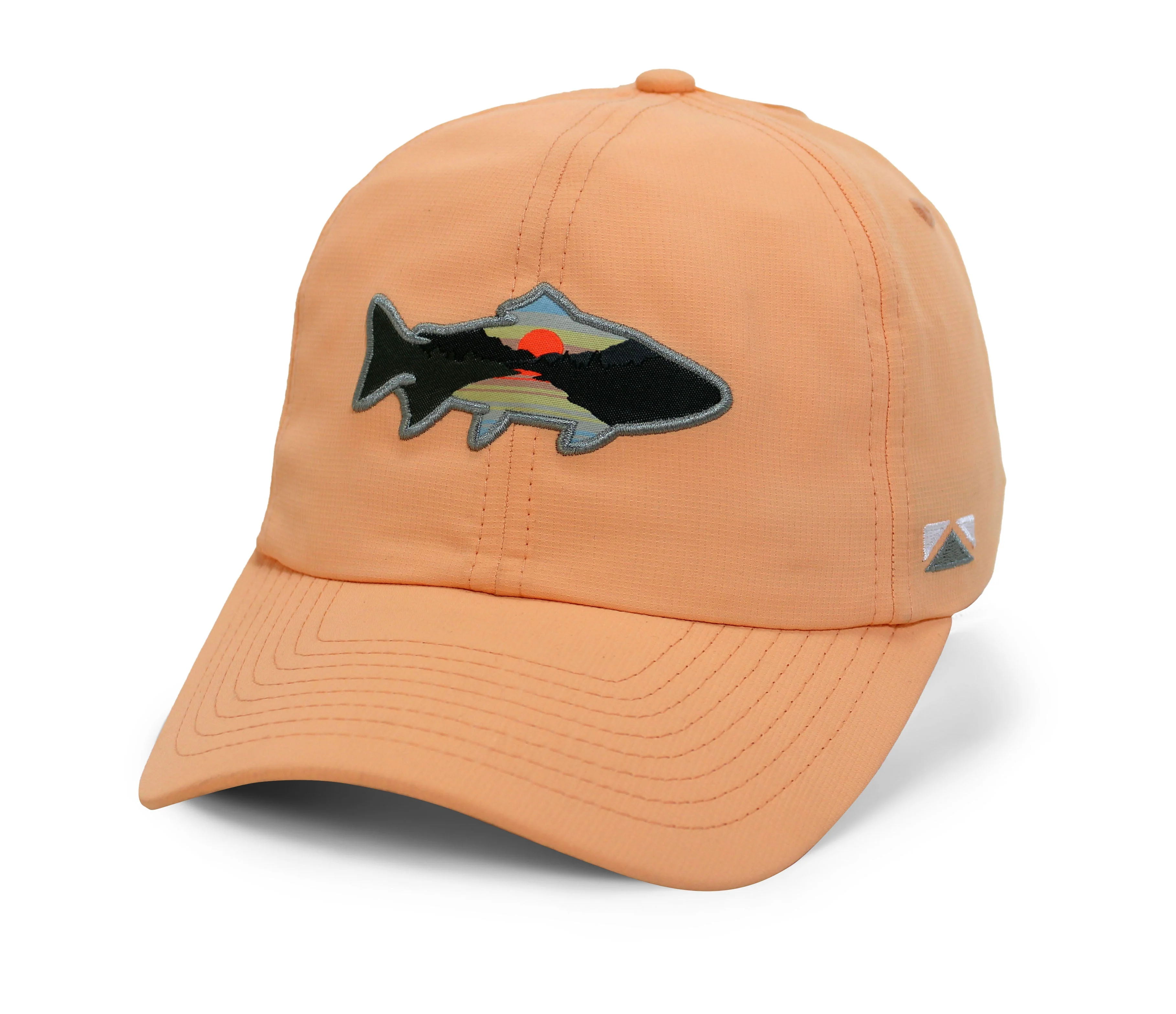 Women's SUNSET TROUT 6-Panel Ponytail Cap - Image 5