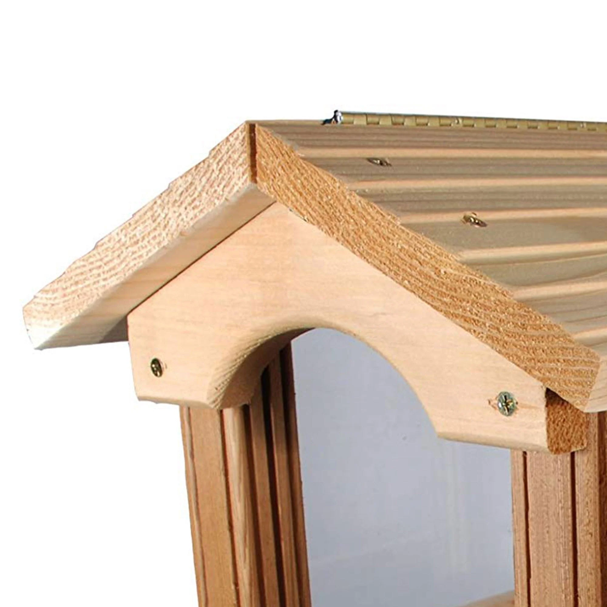 Woodlink PRO4 Premier Large Capacity Ranch Style Red Cedar Wood Bird Feeder - Image 2