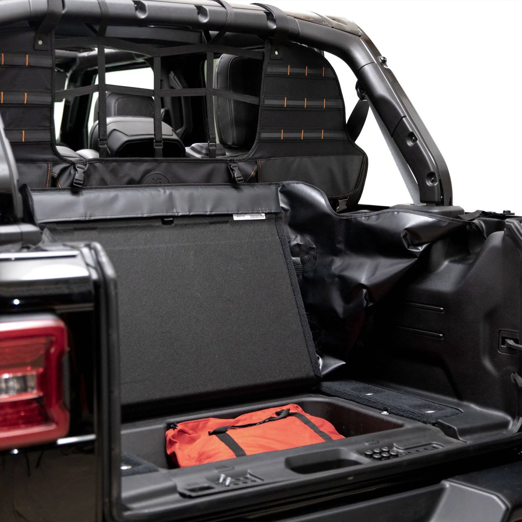 XG Cargo XG-302 Jeep Wrangler JK Sportsman Floor Liner (Speaker in Floor), Black - Image 2