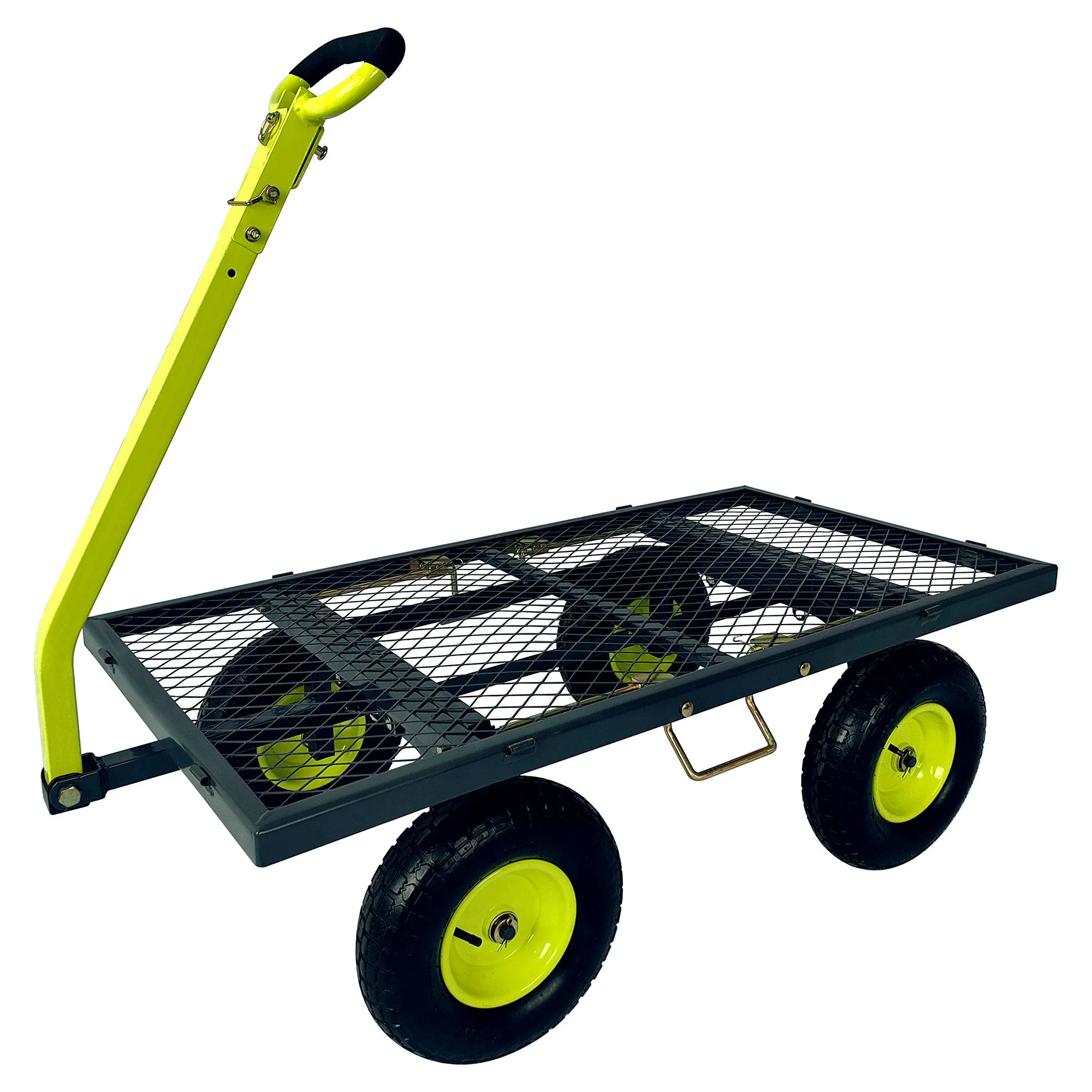 Yard Tuff 3-in-1 Dual Side Dump Wagon with Fold Down Sides and 1000 lb. Capacity - Image 8