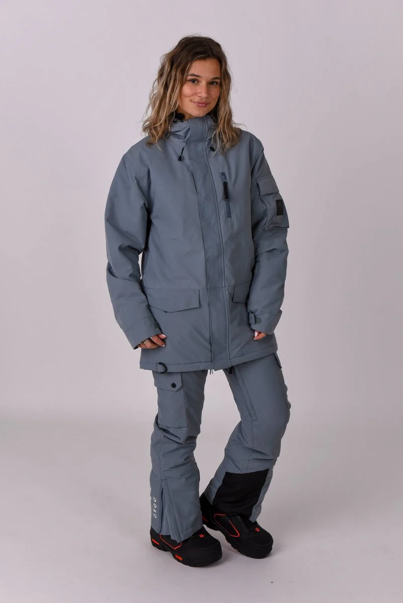 Yeh Girl Ski & Snowboard Jacket - Grey - Image 6