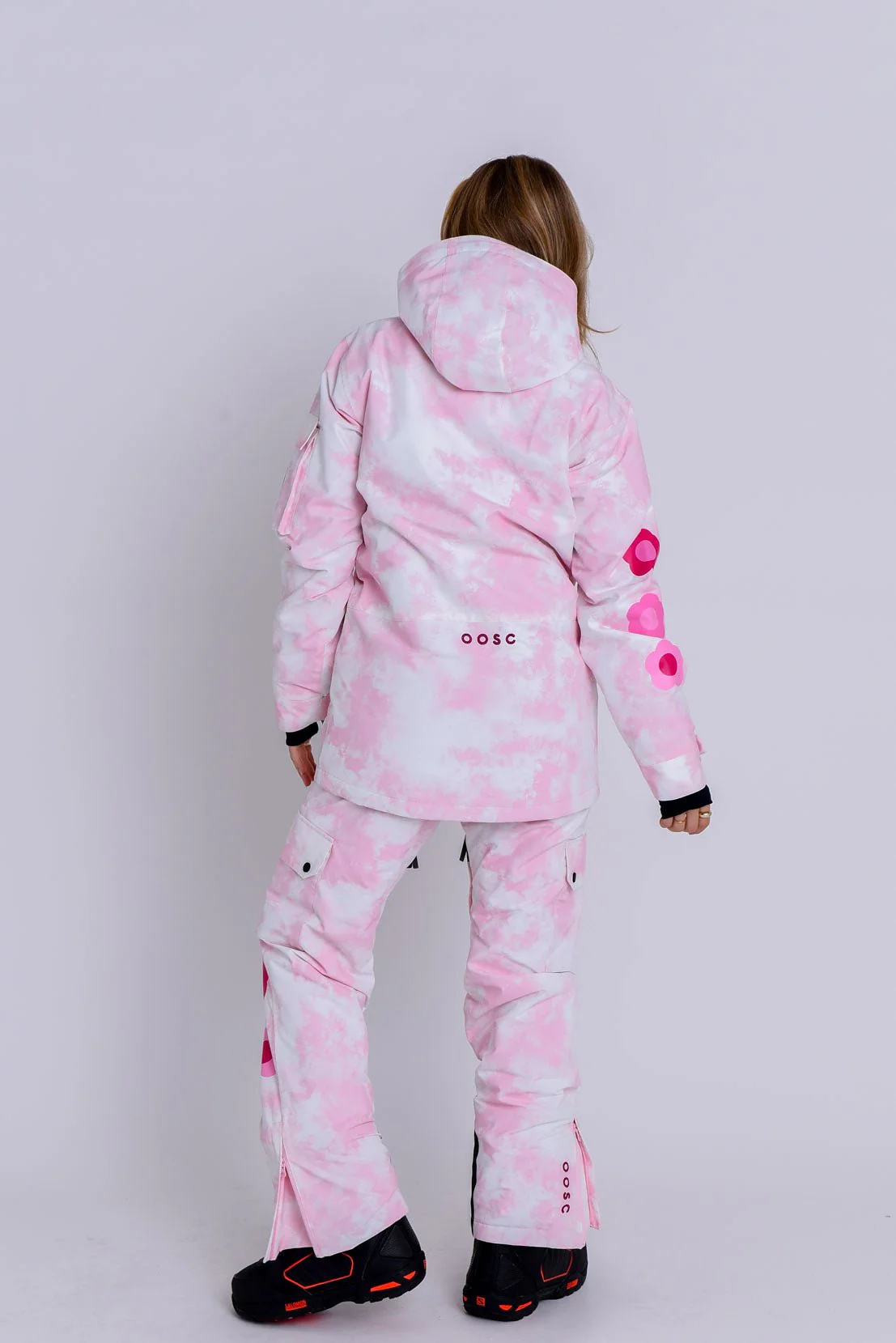 Yeh Girl Ski & Snowboard Jacket - Pink Tie Dye Signature line - Image 4