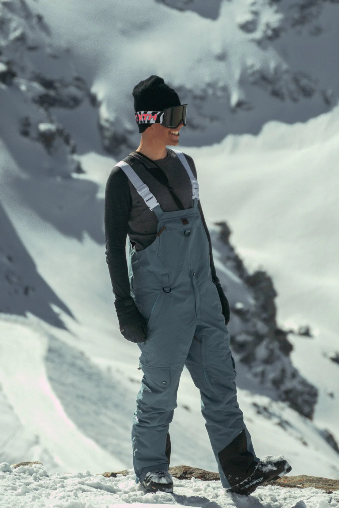 Yeh Man Bib Pant - Grey - Image 3