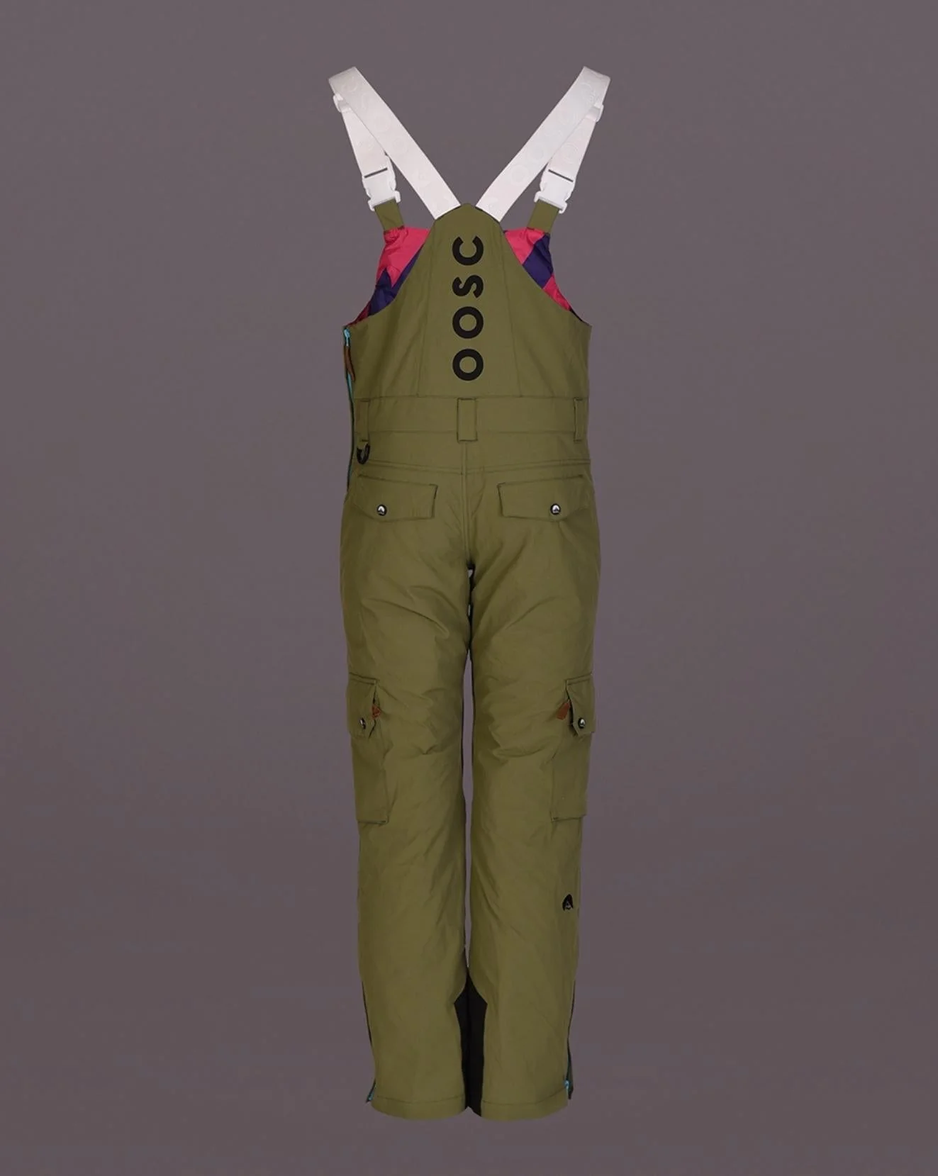 Yeh Man Men's Ski & Snowboard Bib Pant - Khaki - Image 6