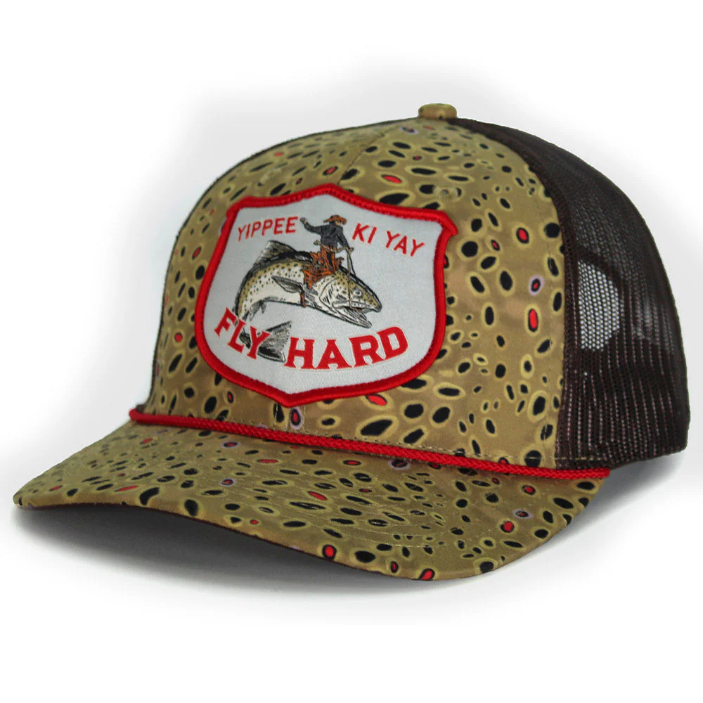YIPPY KI YAY Fish Rodeo 6-Panel Meshback Rope Cap - Image 2