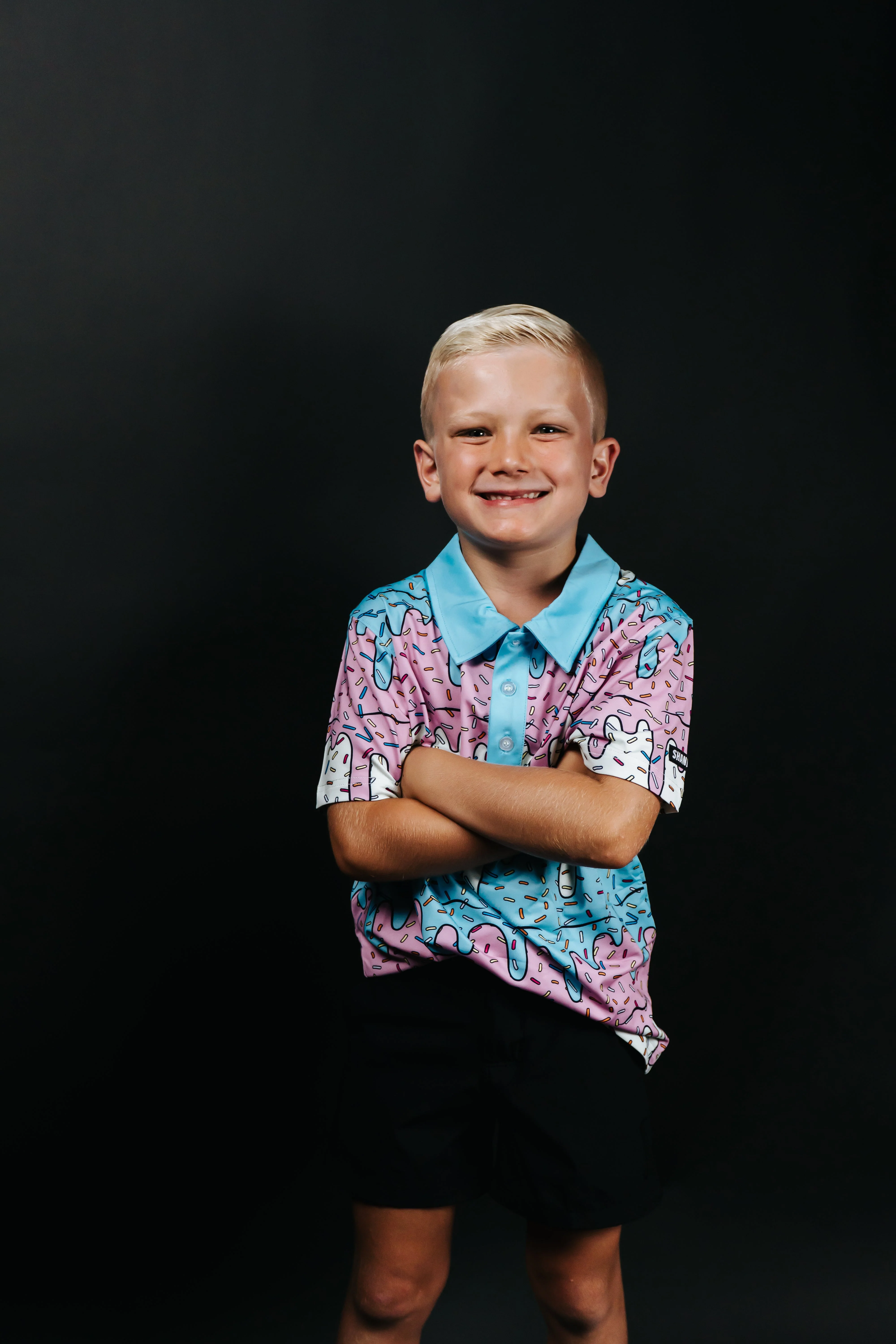 Youth Ice Cream Drip Polo