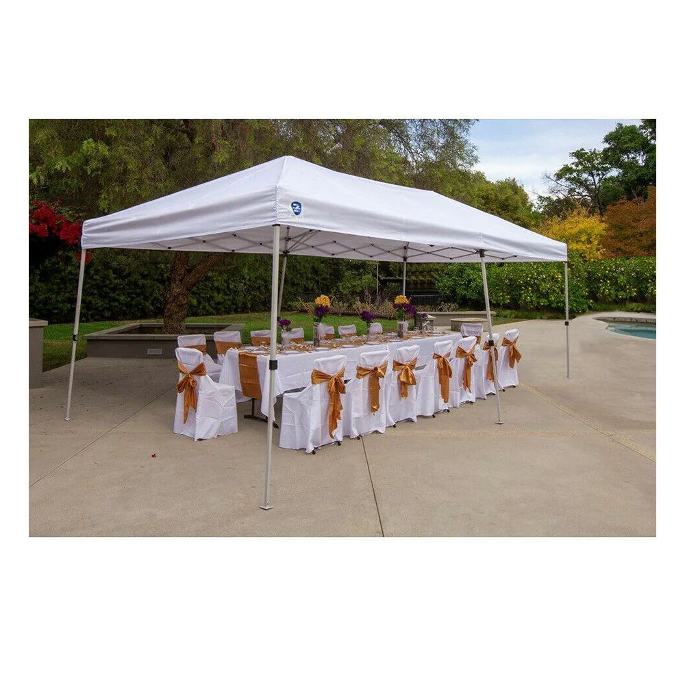 Z-Shade 20 by 10 Foot Instant Pop Up Event Canopy Tent, White - Image 5