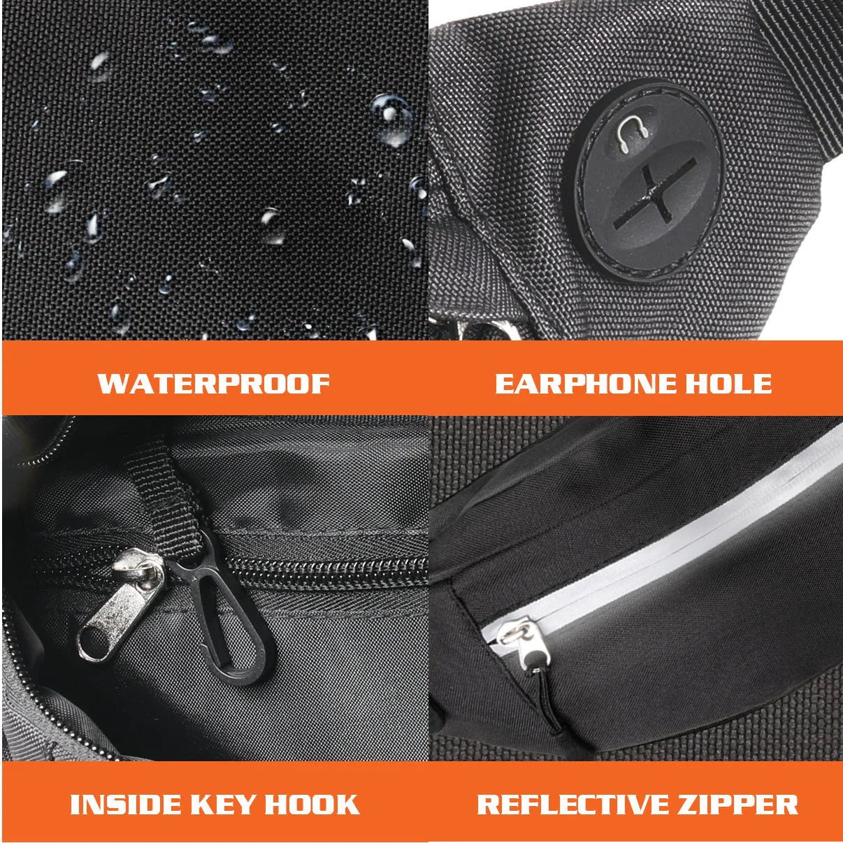 Zol Moda Waist Bag (Black) - Image 6